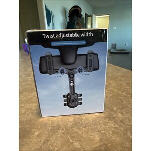 Phone Mount for Car,  Rear View Mirror Phone Holder, Rotatable, New
